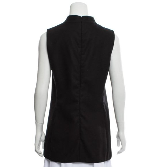 Gucci Black Wool Mock Neck Top 8 M - Picture 3 of 6